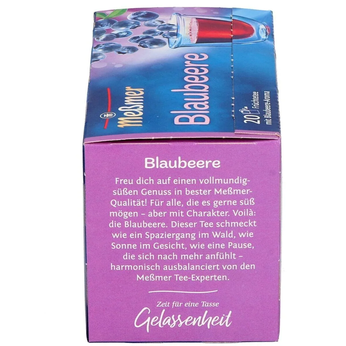 Meßmer Früchtetee Blaubeere, vollmundig & süß — 20 Teebeutel 5