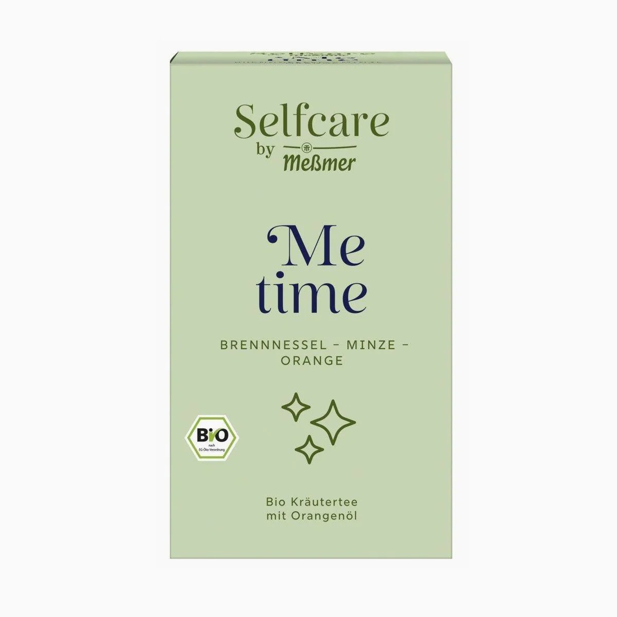 Meßmer Selfcare Bio Me Time Tee, aromatische Kräutermischung mit Brennnessel, Minze und Orange