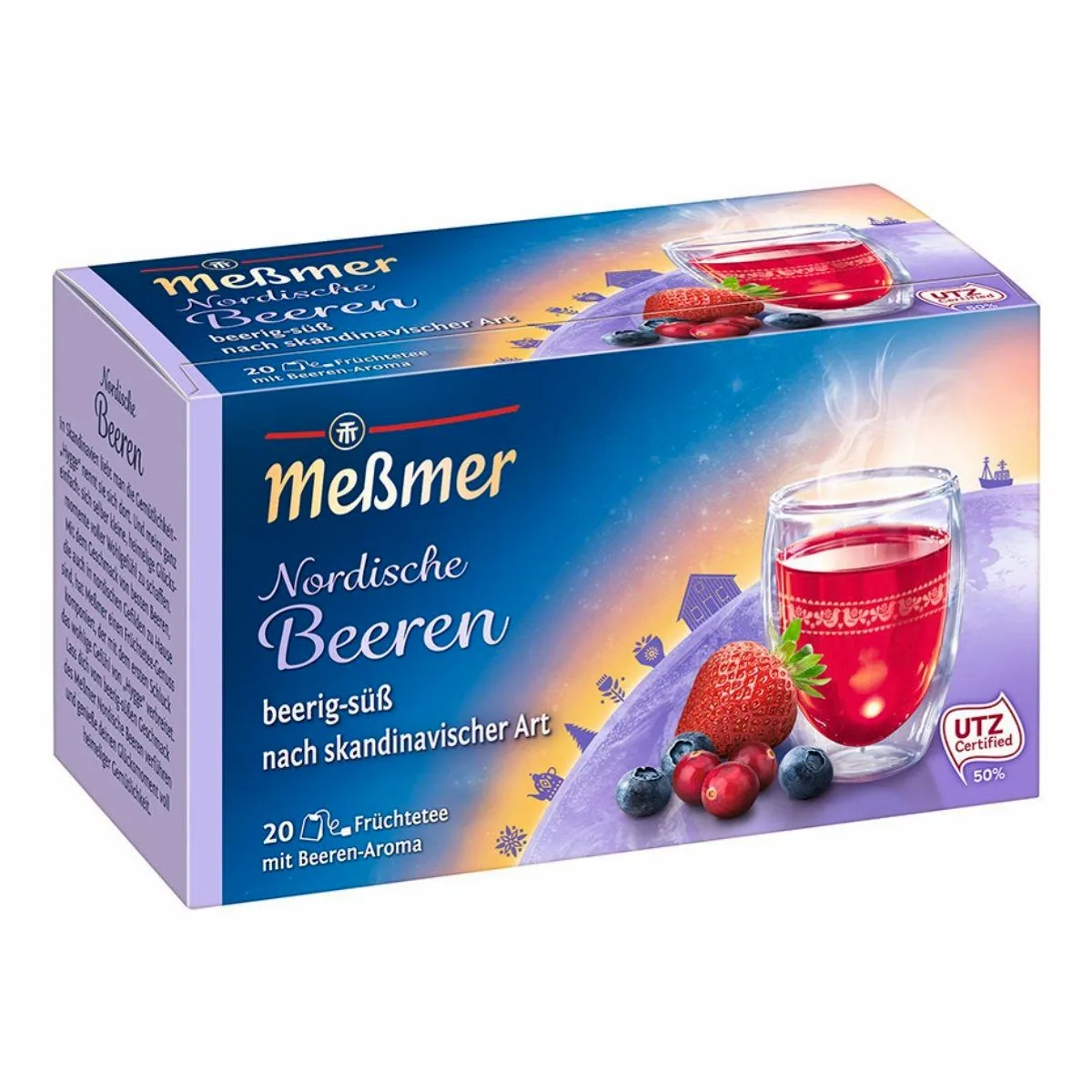 Meßmer Nordische Beere Früchtetee, aromatisierter Genuss mit Beeren — 50g