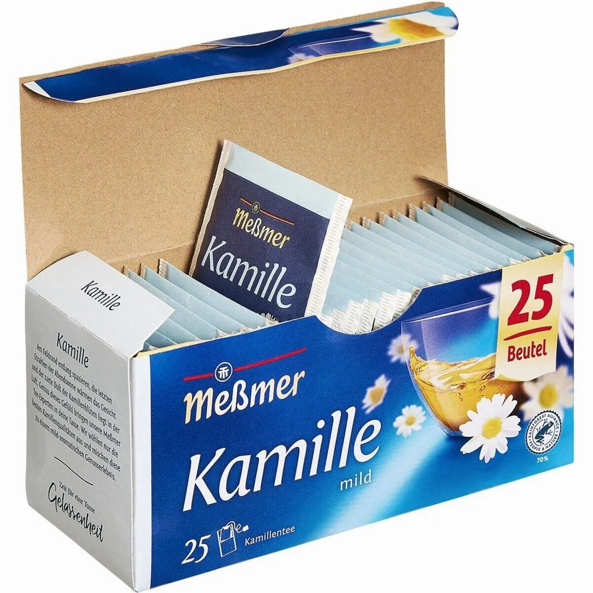 Meßmer Kamillentee, mild-aromatische Kamillenblüten — 25 Tassenportionen 5