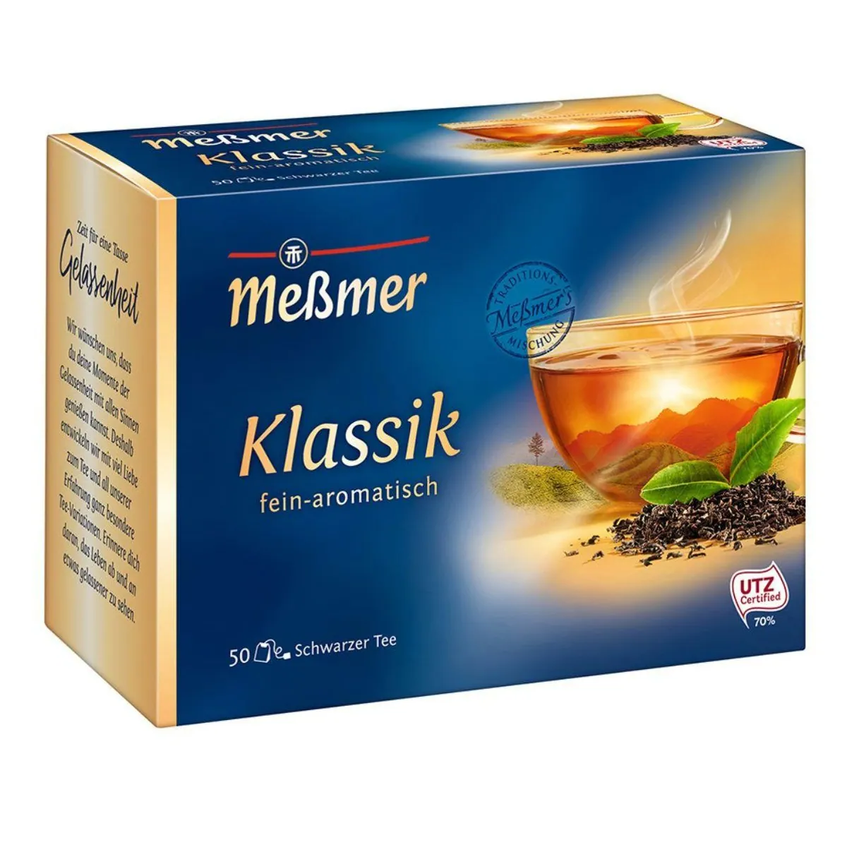 Meßmer Klassik Schwarzer Tee, fein aromatisch, 87g