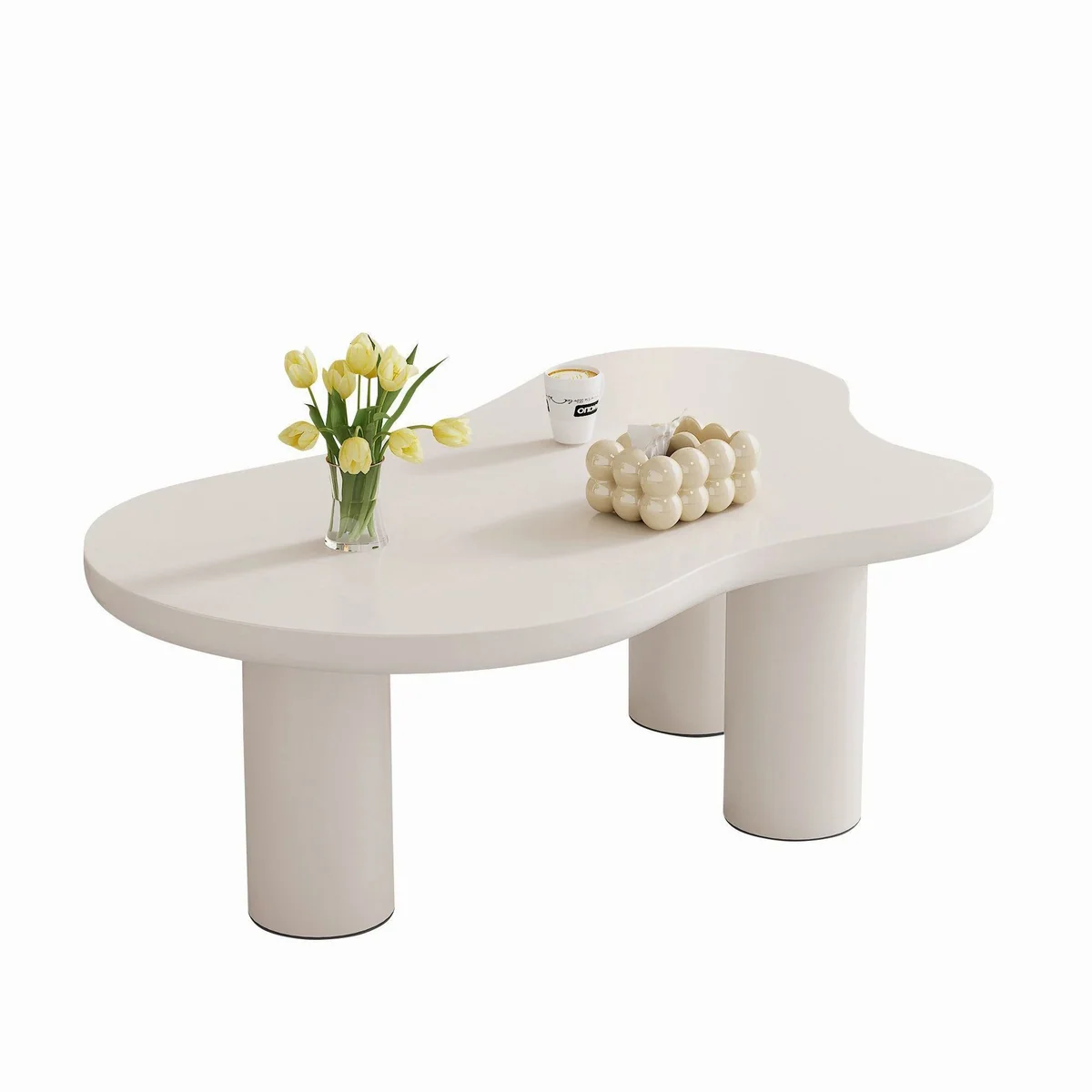 Merax Couchtisch Wolke, modernes Design, praktische Größe, hochwertige Materialien
