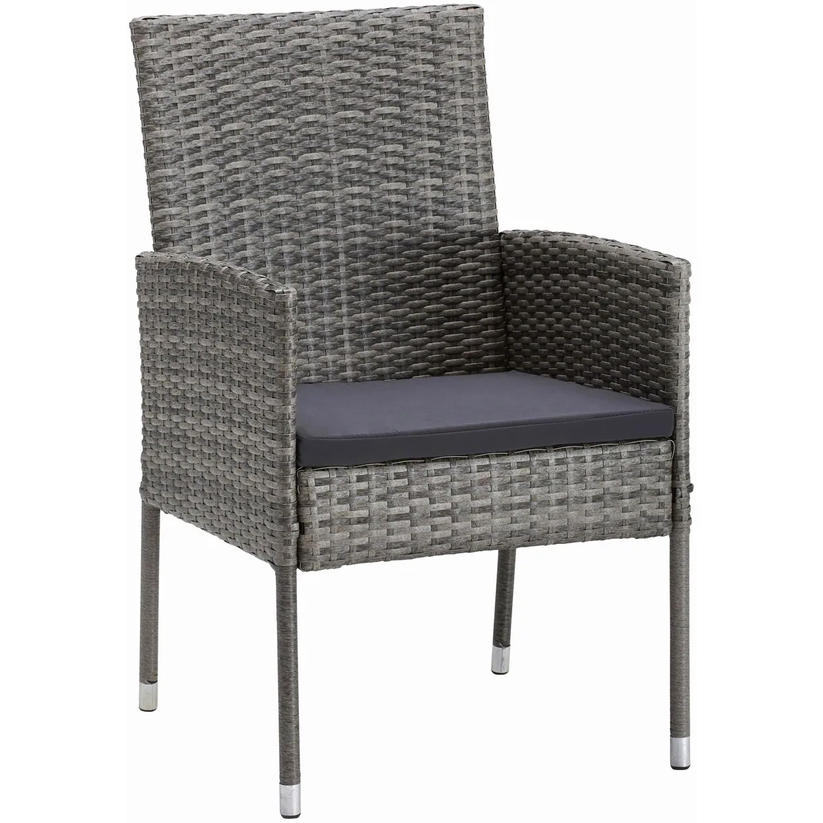 MERXX Garten-Essgruppe Costa Rica, 13-tlg., 6 Sessel & Tisch 140x80 cm 3