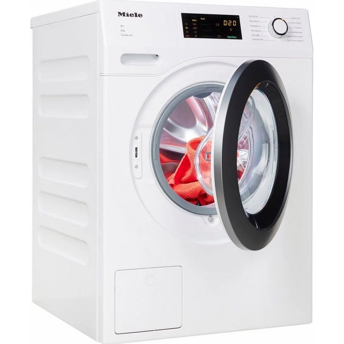 Miele WDD131 WPS GuideLine Waschmaschine, 8 kg, 1400 U/min, für Sehbehinderte