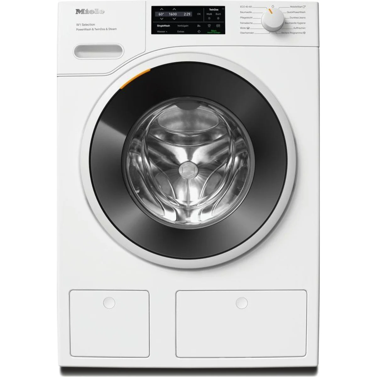 Miele WSJ883 WCS PWash&TDos&Steam, 9 kg, 1600 U/min — automatische Dosierung, Schaumerkennung, Startzeitvorwahl 2