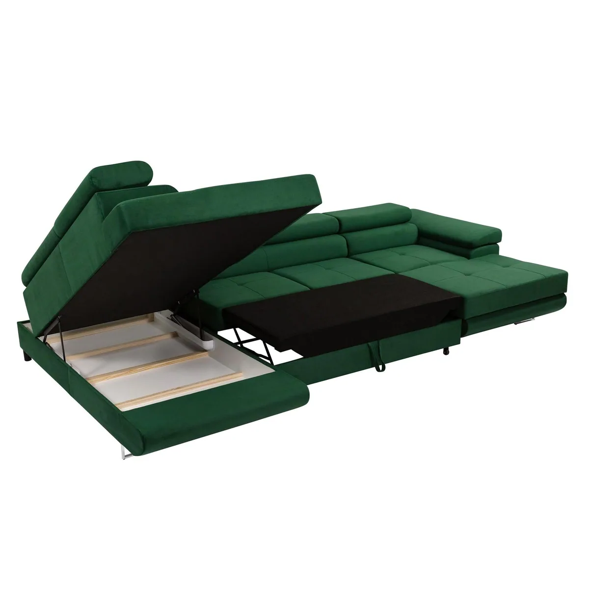 MIRJAN24 Wohnlandschaft Torezio Bis, mit Bettkasten und Schlaffunktion, U-Form 4