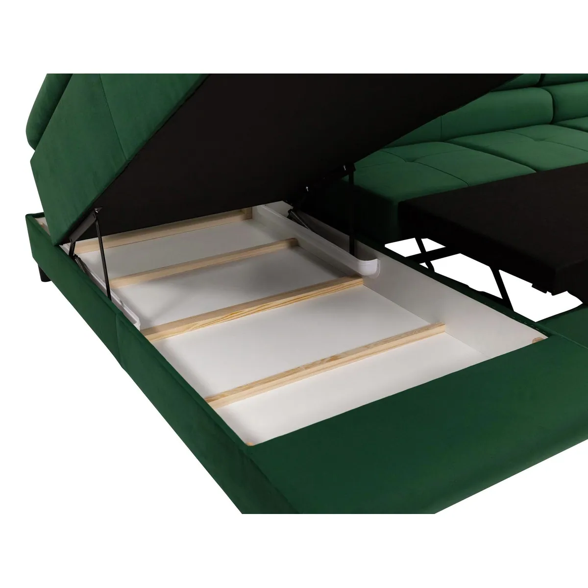 MIRJAN24 Wohnlandschaft Torezio Bis, mit Bettkasten und Schlaffunktion, U-Form 5
