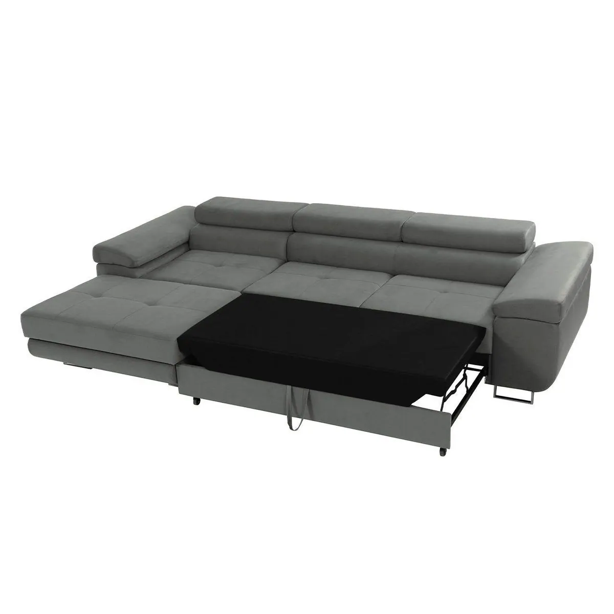 MIRJAN24 Ecksofa Torezio Mini Cord, mit Bettkasten, Schlaffunktion und einstellbaren Kopfstützen 3