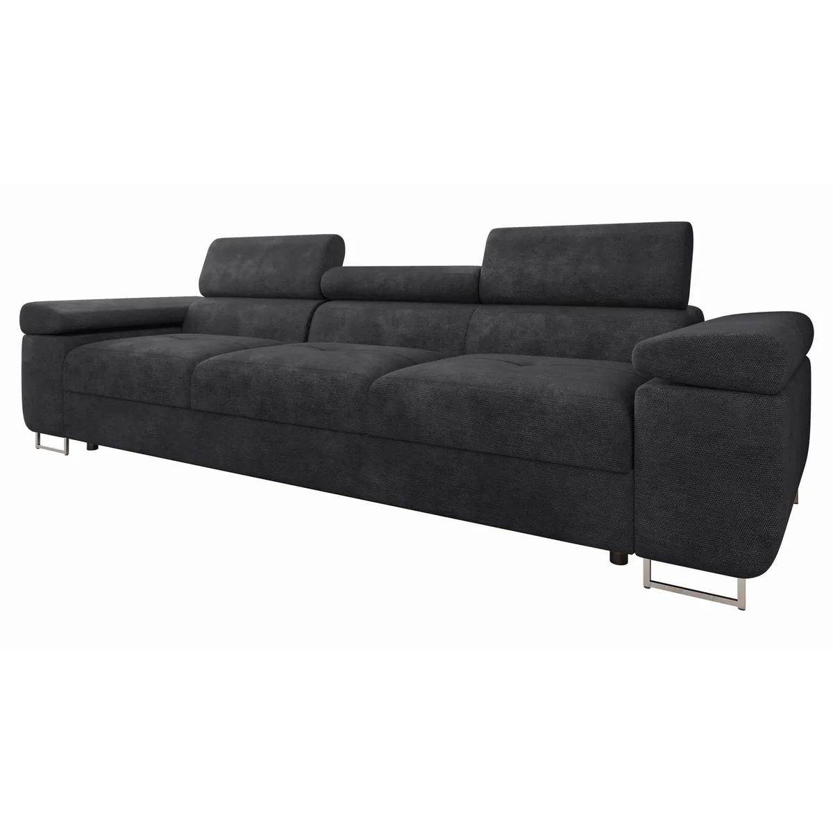 MIRJAN24 Sofa Torezio 3, verstellbare Kopfstützen, freistehend — 263x102x70-90 cm 2