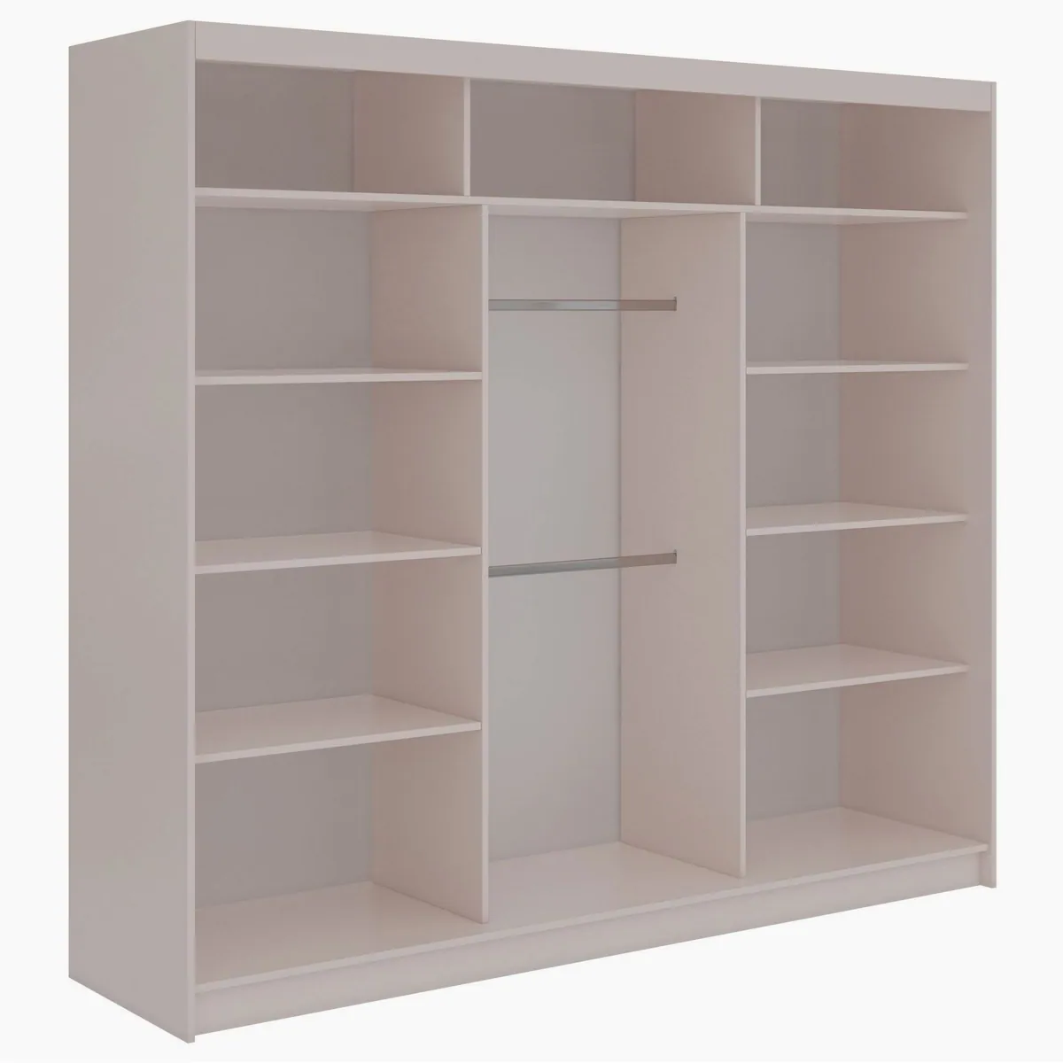 MKS MÖBEL Schiebetürenschrank LAOS 240, elegantes Design, großzügiger Stauraum, hochwertige Verarbeitung 5