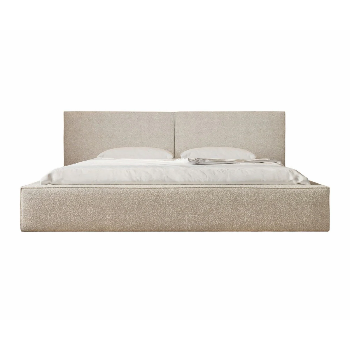 MOEBLO Polsterbett 06, elegantes Design, praktischer Stauraum, gepolsterte Kopfstütze 4