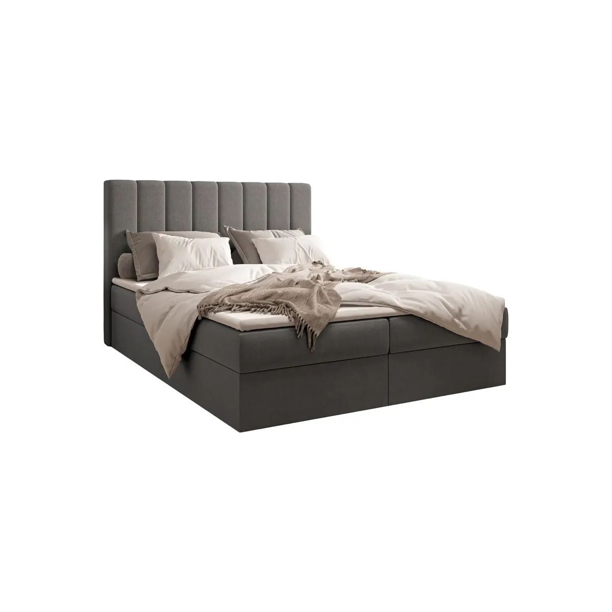 MOEBLO Boxbett Bett 01, elegantes Design, praktischer Stauraum, komfortables Kopfteil — 140x200 cm 5