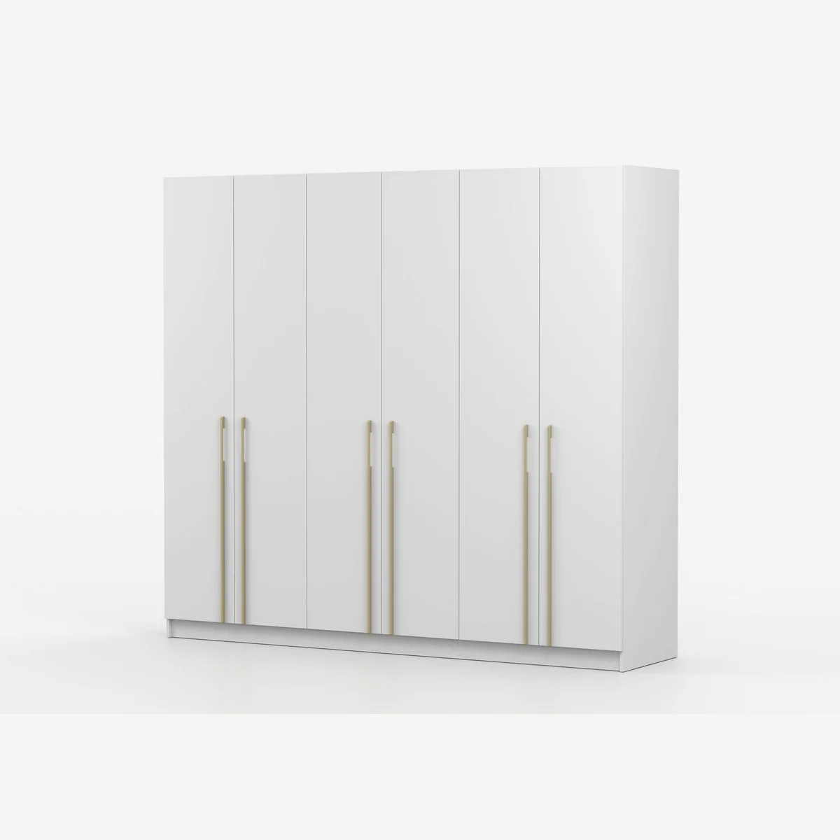 MOEBLO Glamy 6D Drehtürenschrank, 6 Türen, viel Stauraum, elegantes Design 3