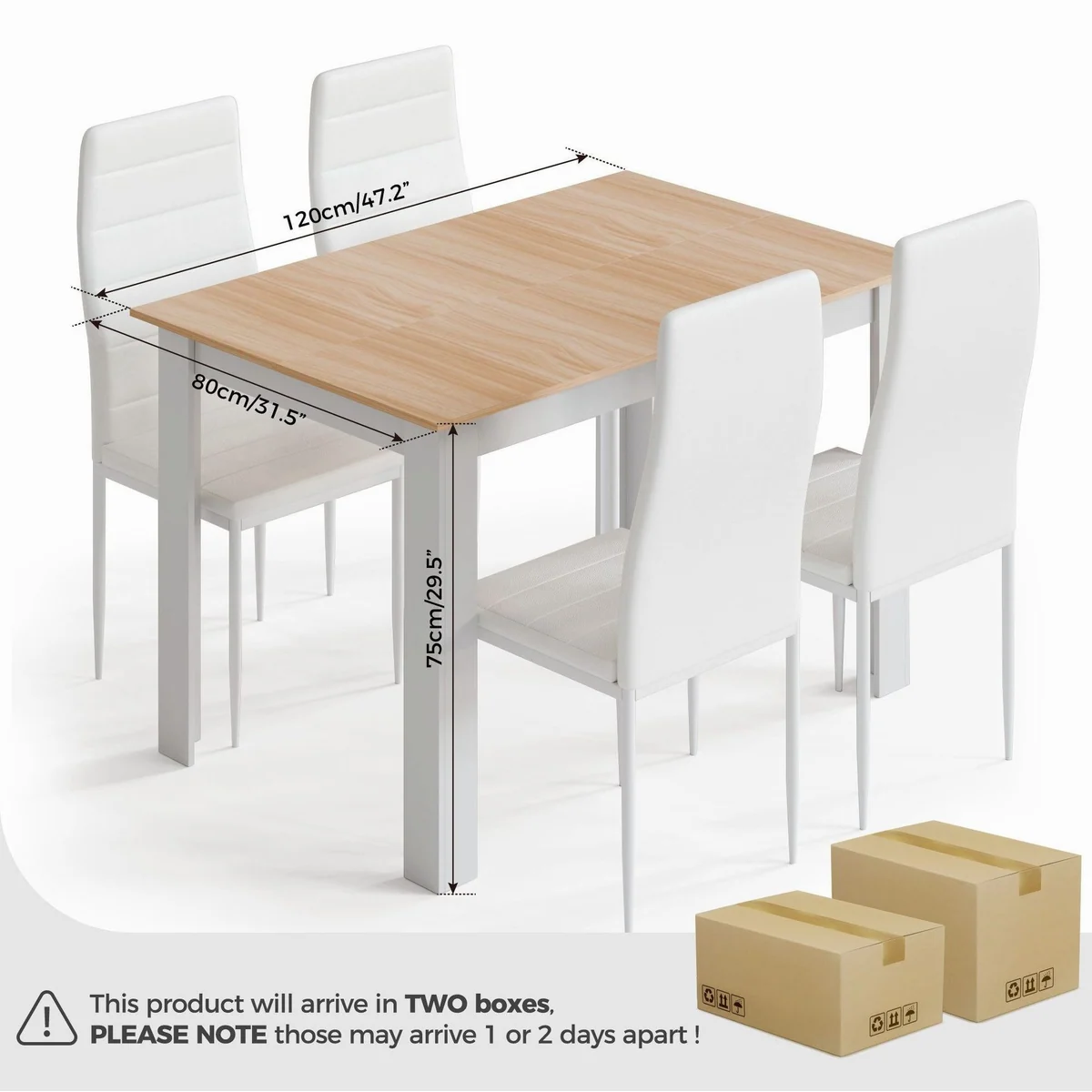 Mondeer Essgruppe, 5-tlg. Set, Ergonomisch & Pflegeleicht 3