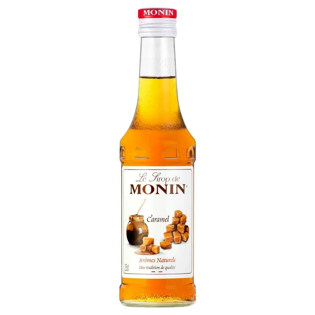 Monin Caramel Sirup, ideal für Desserts und Kaffee, 250 ml