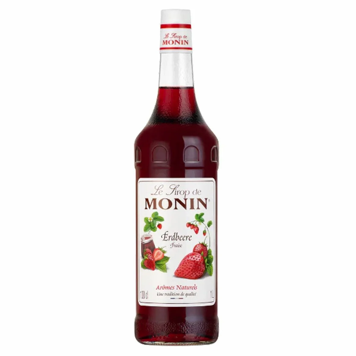 Monin Erdbeere Sirup, natürlicher Geschmack für kreative Drinks