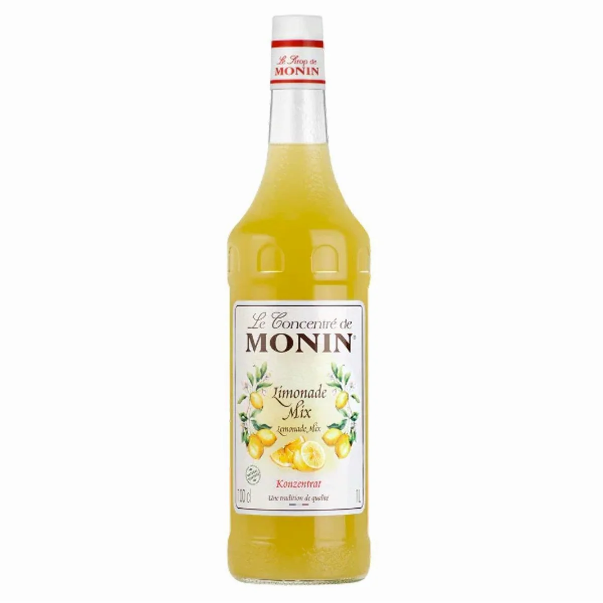 Monin Limonadenbasis Lemonade Mix Konzentrat 1000ml, erfrischend, vielseitig, einfach zu verwenden