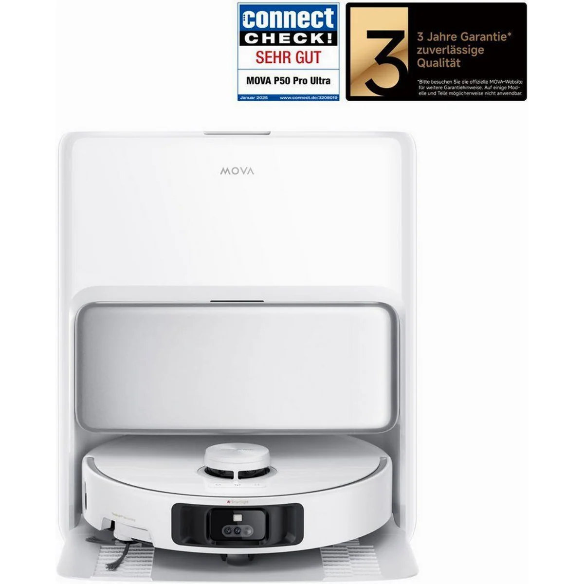 Mova P50 Pro Ultra Saugroboter, 700 W, Wischfunktion, vollautomatische Basisstation 2