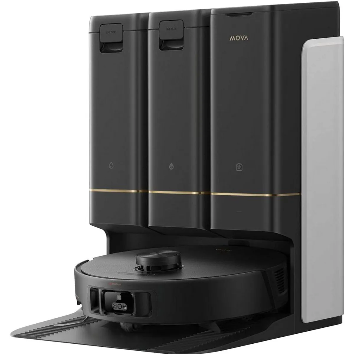 Mova Z50 Ultra Saugroboter, 19.000 Pa Saugkraft, Wischfunktion, KI-Schmutzerkennung