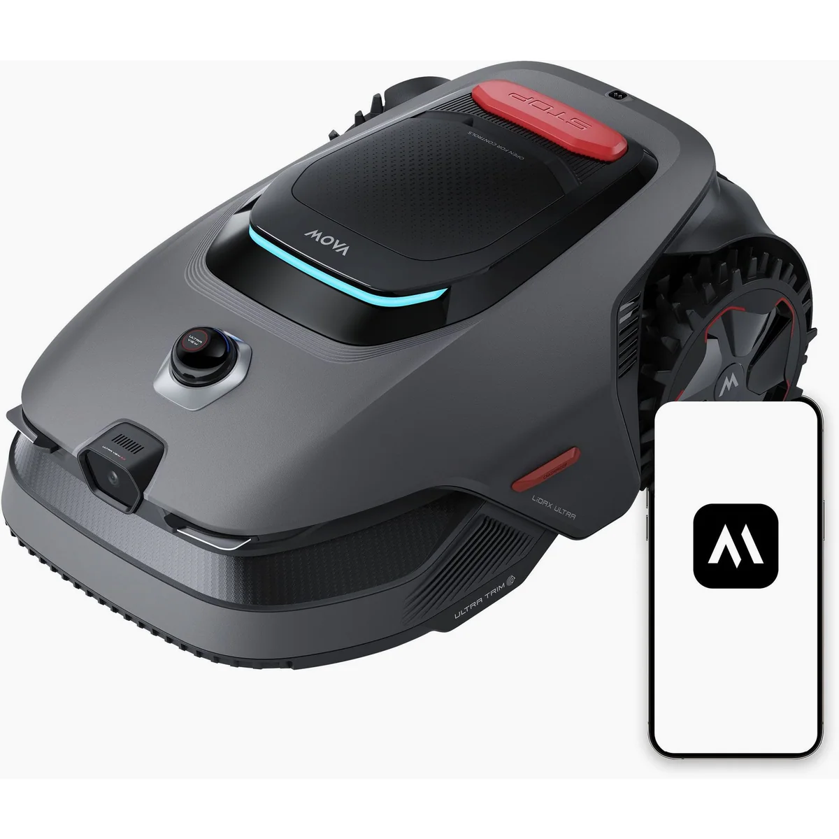 Mova LiDAX Ultra 1200 Rasenmähroboter, für Flächen bis 1200 m², präzise Navigation