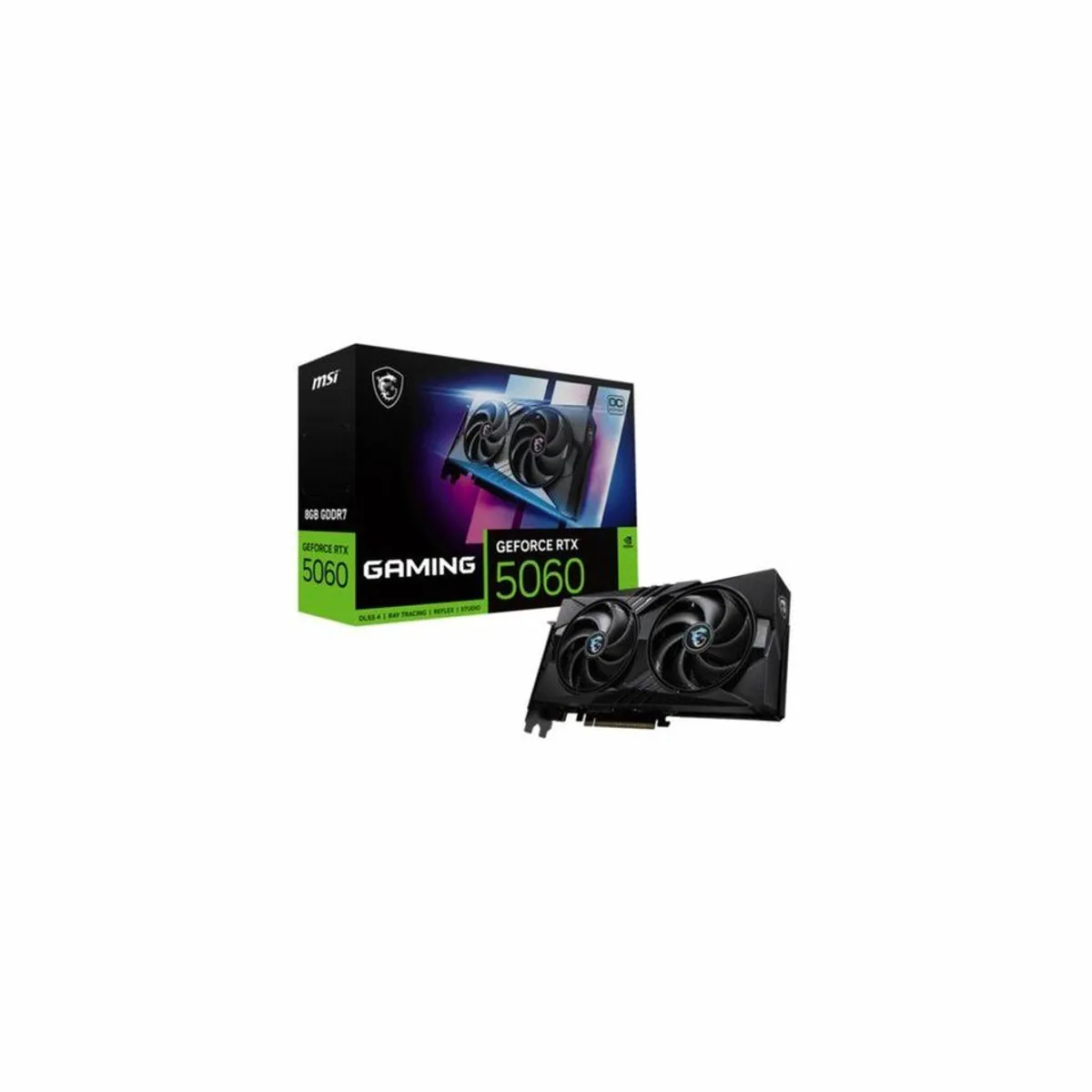 MSI GeForce RTX 5060 8G GAMING OC Grafikkarte, hohe Leistung, fortschrittliche Kühlung, ray tracing