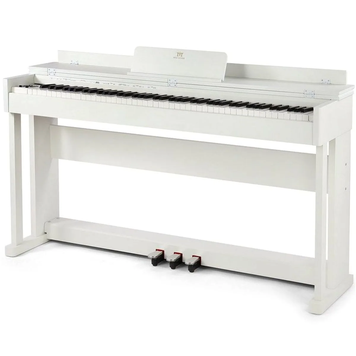 MUSTAR Digitalpiano E-Piano, 88 Tasten, hammermechanische Tasten, USB/MIDI-Anschluss