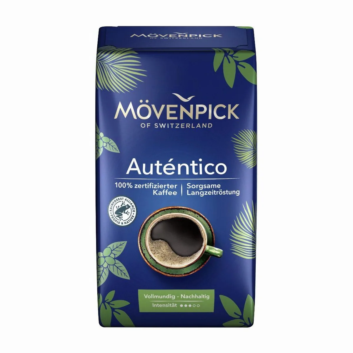 Mövenpick El Autentico Röstkaffee gemahlen, 100 % zertifizierter Kaffee, vollmundiges Aroma, 500 g