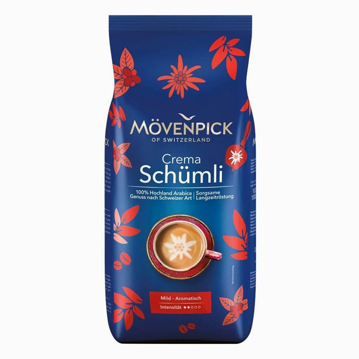 Mövenpick Kaffee Schümli, ganze Bohnen, 100% Arabica, Schweizer Röstung