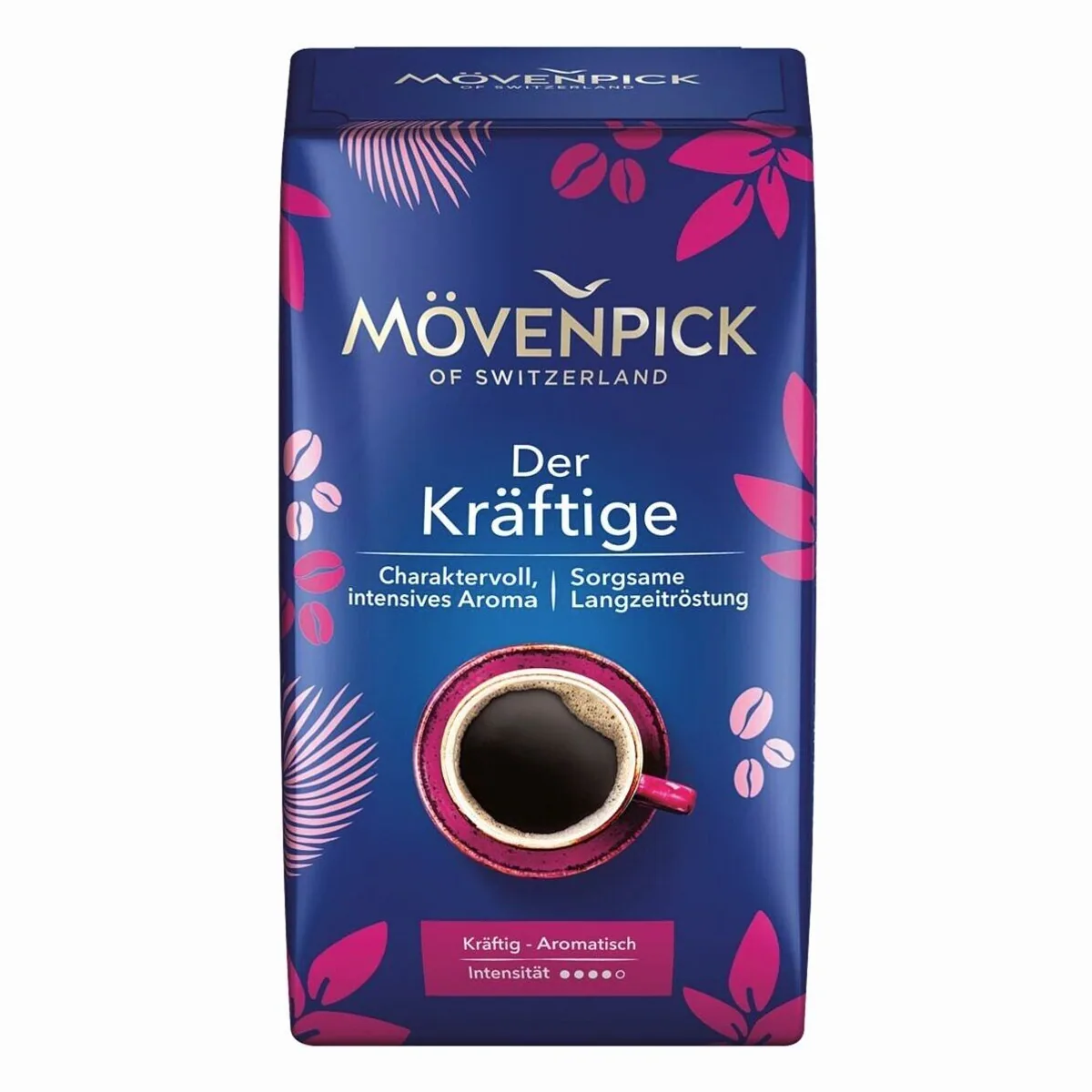 Mövenpick Der Kräftige, gemahlener Kaffee, kräftiger Geschmack, 500 g