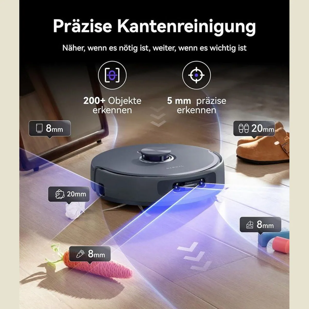 Narwal Freo Z10 Ultra Saugroboter, 18.000 Pa Saugkraft, All-in-One-Basisstation, KI-gesteuerte Reinigung 2