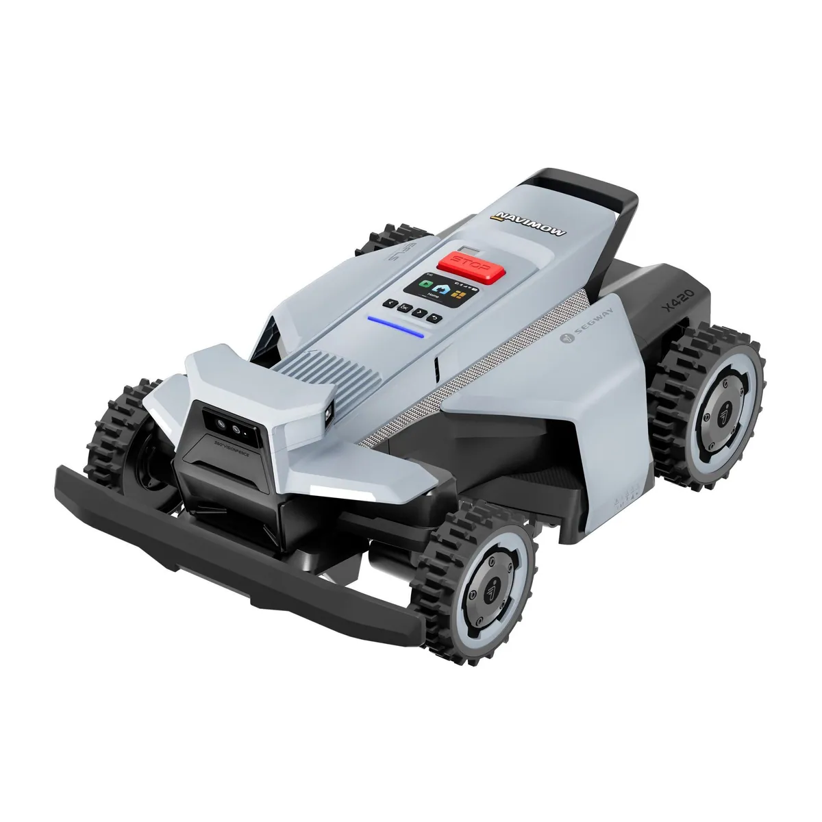 NAVIMOW X420 Mähroboter, 2000 m² Fläche, Zero-Turn AWD, 84 % Steigungen, 360° Vision