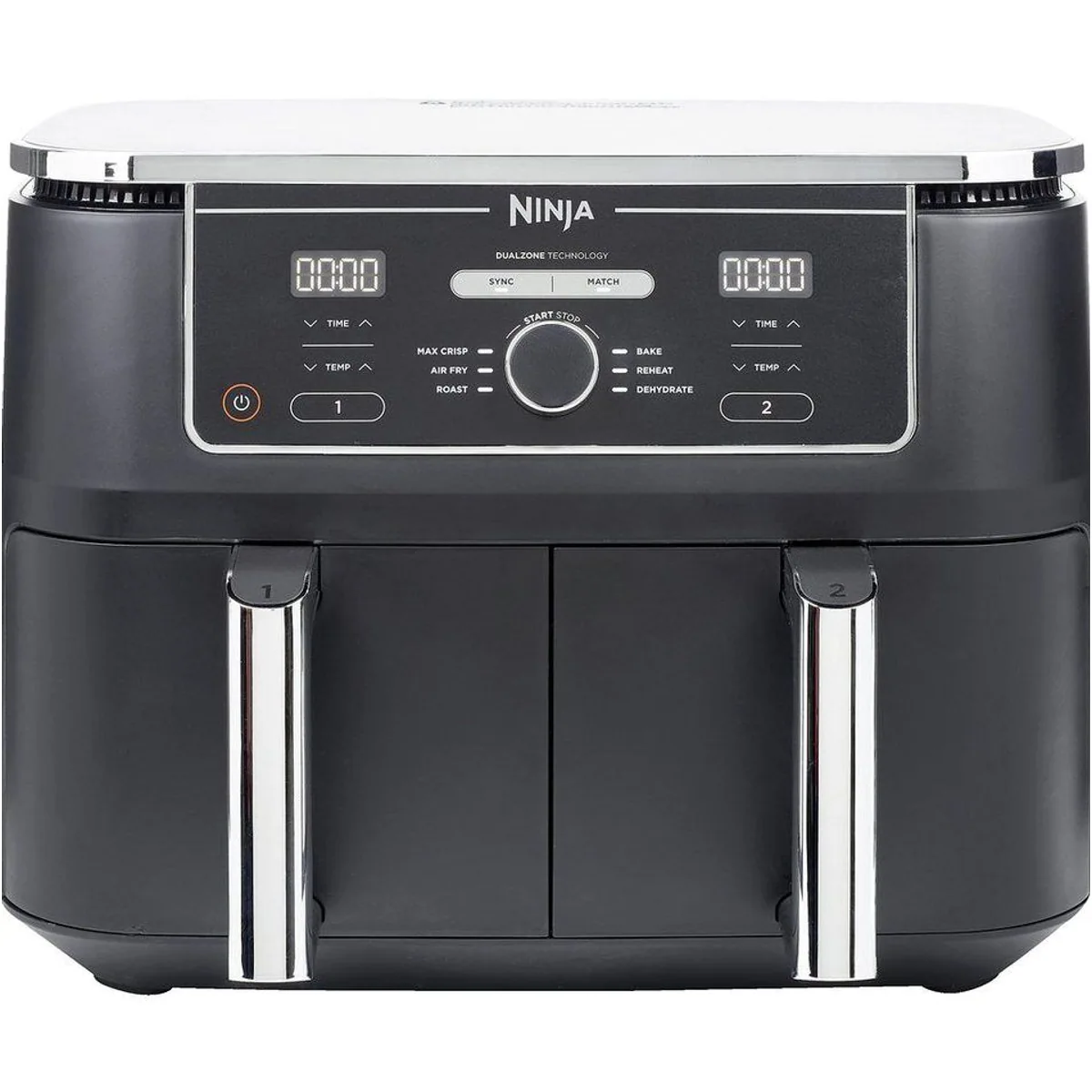 NINJA Foodi MAX Dual Zone AF400EU, 9,5 L, 2470 W, 6 Programme — gesunde Zubereitung leicht gemacht
