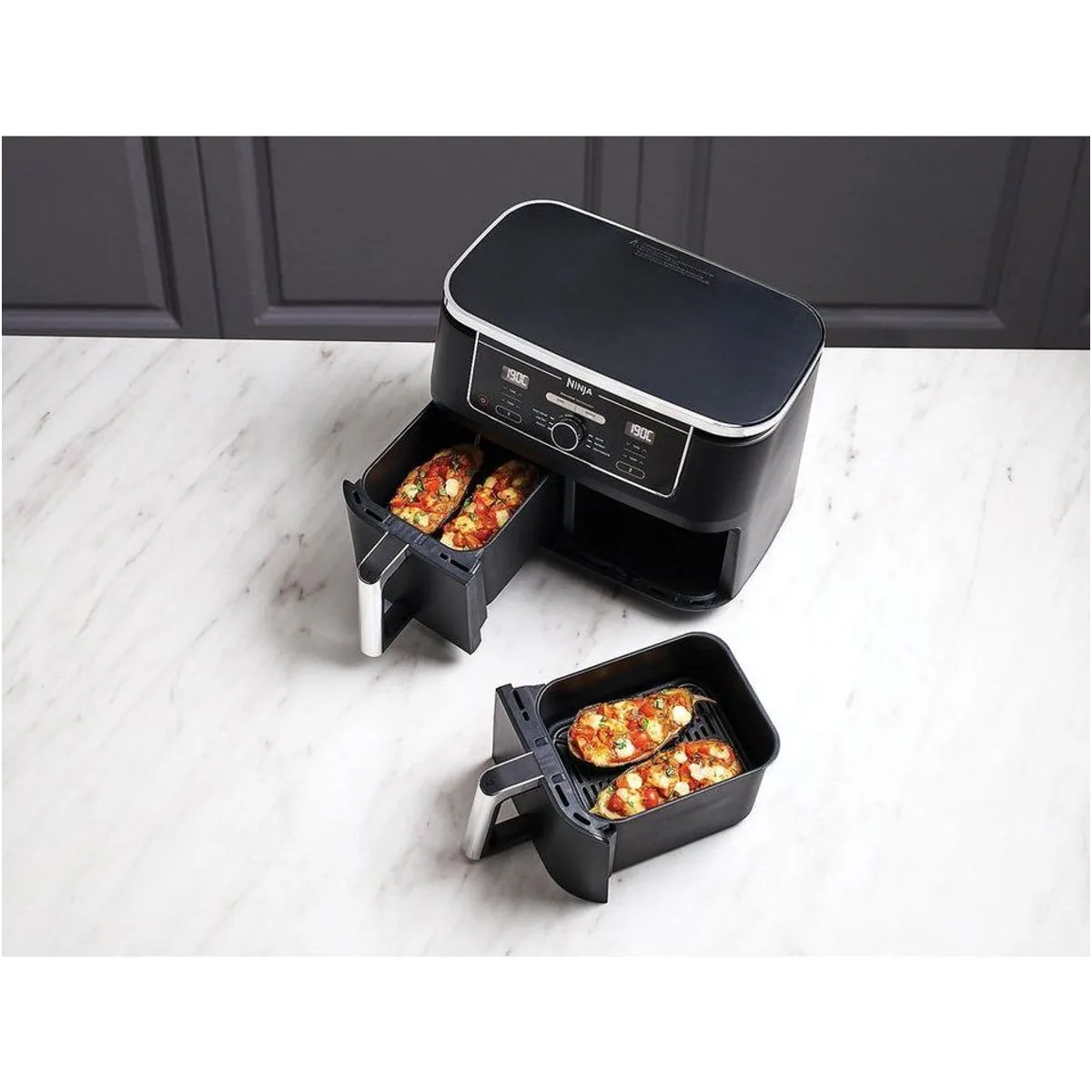 NINJA Foodi MAX Dual Zone AF400EU, 9,5 L, 2470 W, 6 Programme — gesunde Zubereitung leicht gemacht 4