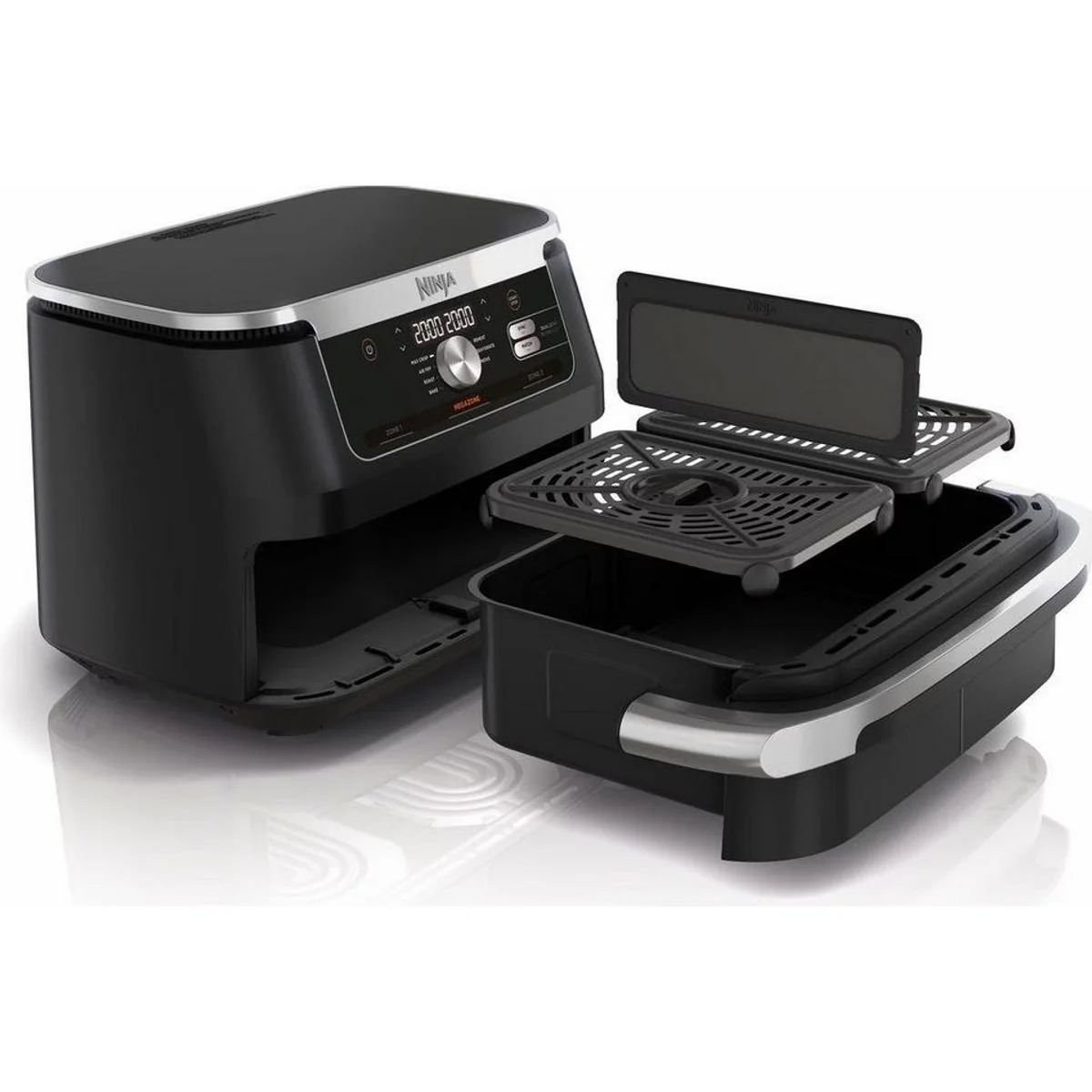 NINJA Foodi FlexDrawer AF500 Heißluftfritteuse, 10,4 L MegaZone, 2470 W — Flexibilität, Gesundheit, Vielseitigkeit 4