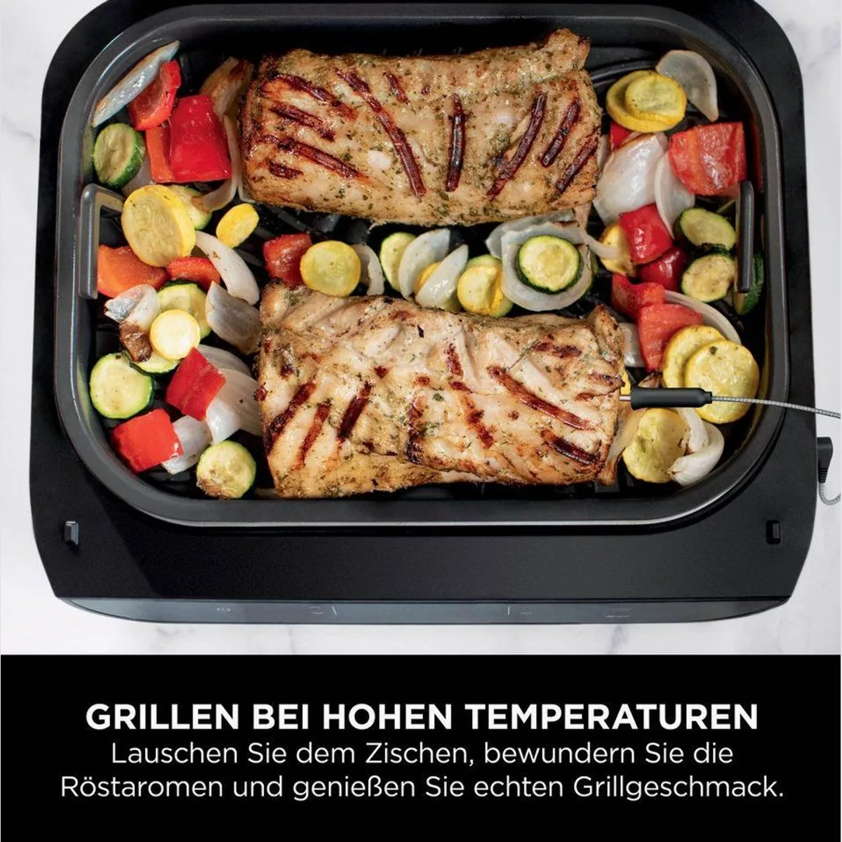 NINJA Tischgrill DG551EU, 1760 W, 6-in-1 Grill- und Frittiergerät 3