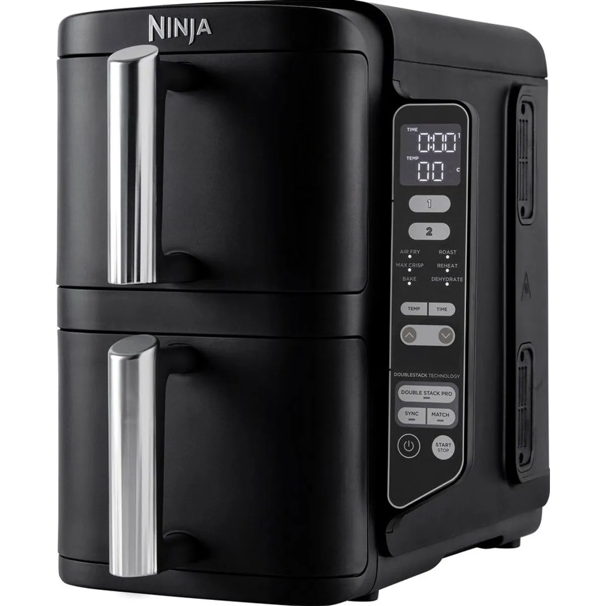 NINJA Heißluftfritteuse SL300EU, stapelbares Design, 2470 W Leistung 3