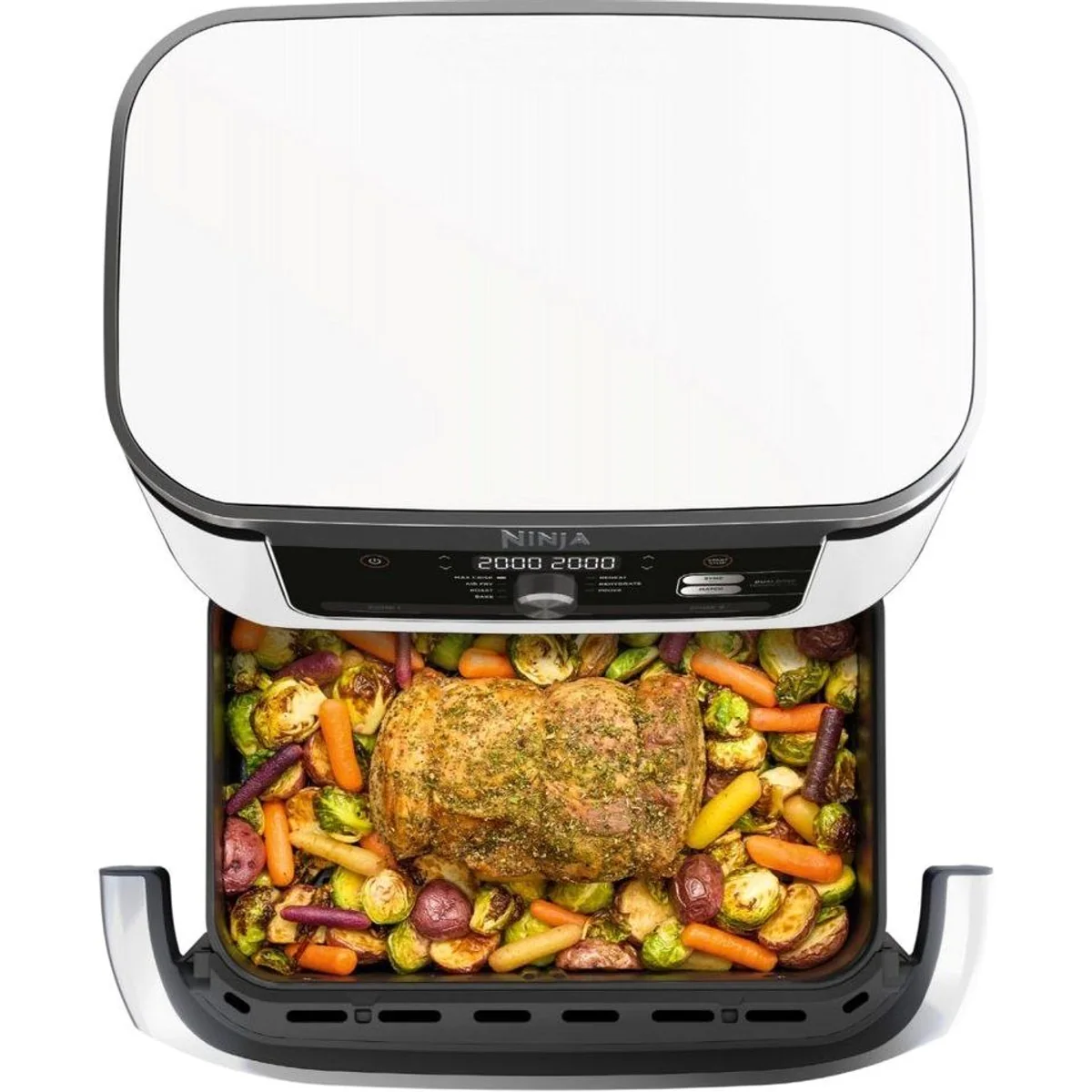 NINJA Heißluftfritteuse AF500EUWH, 2470 W, 10,4 L Frittierfach, 7 Funktionen 5