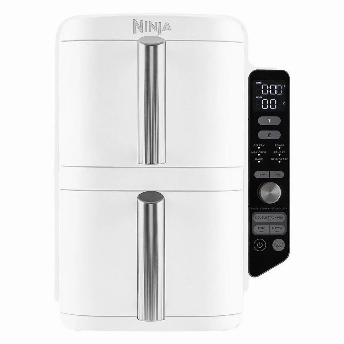 NINJA SL400EUWH Heißluftfritteuse, 2470 W, 9.5 Liter Fassungsvermögen, 6 Automatikprogramme
