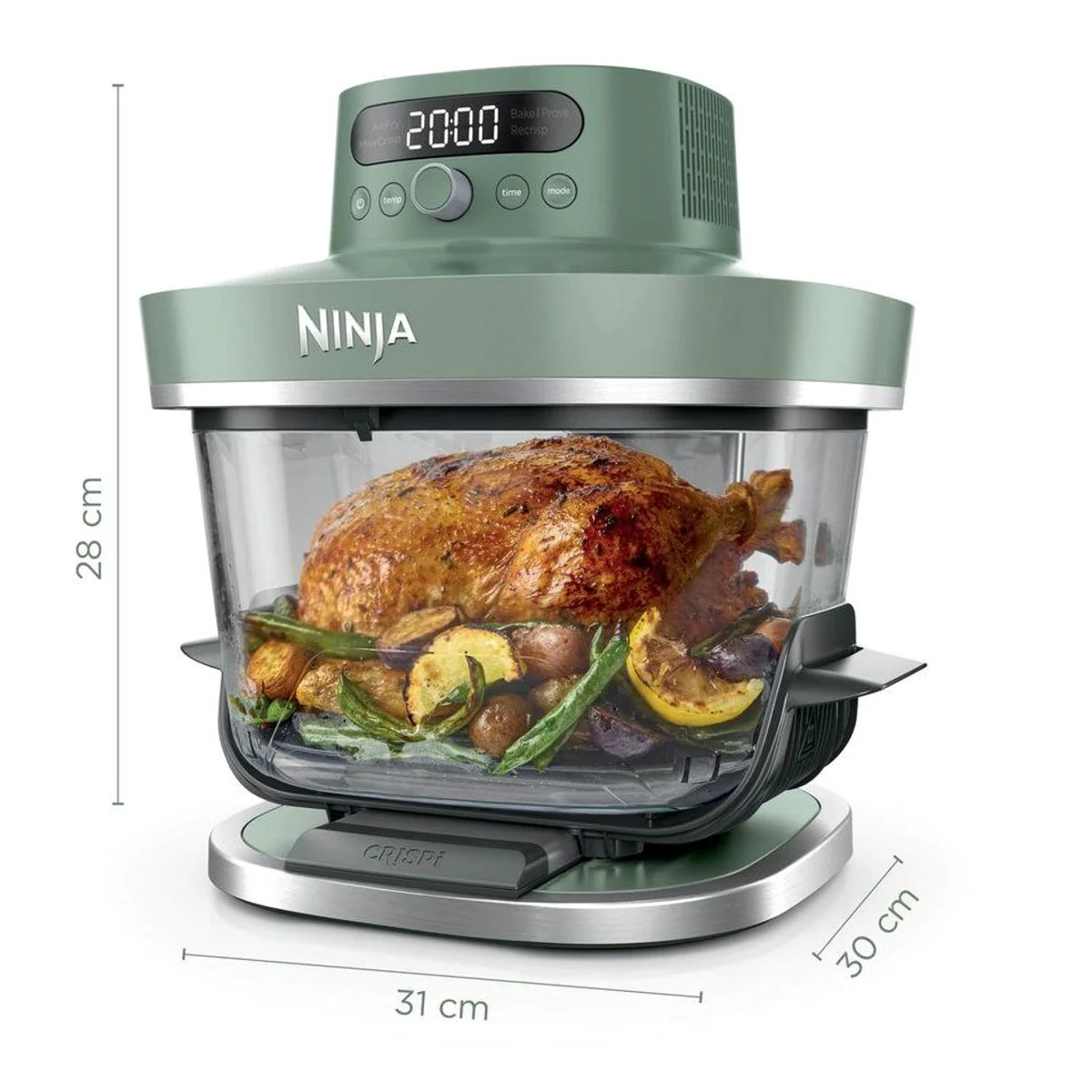 NINJA CRISPi PRO XL Heißluftfritteuse, 5,7 l Kapazität, gesundes Kochen, vielseitige Zubereitung 3