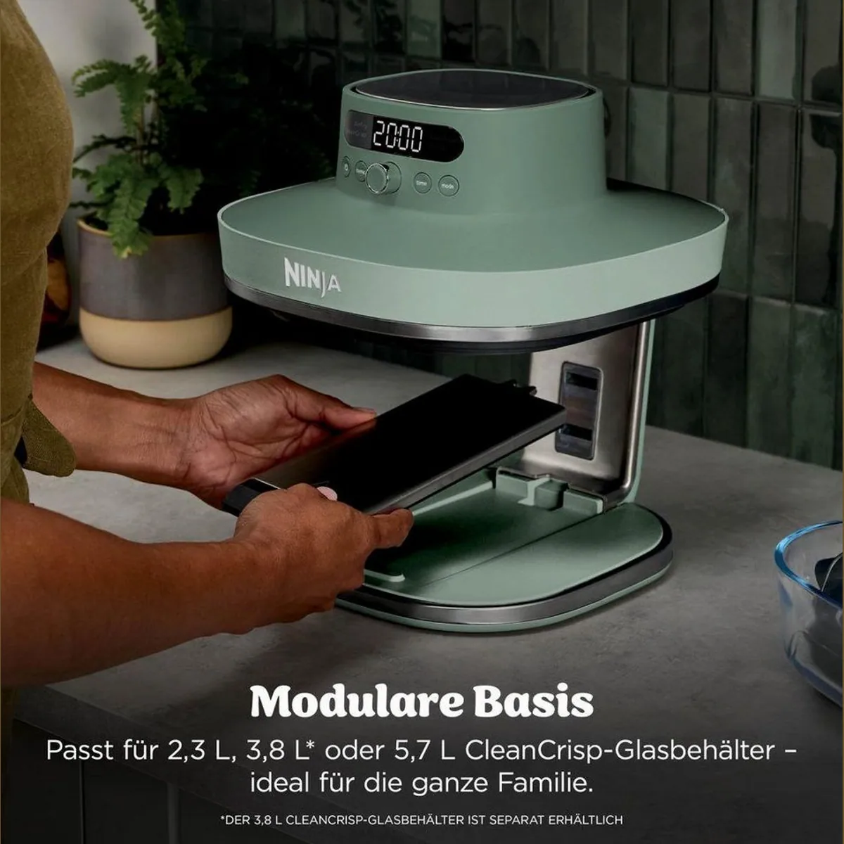 NINJA CRISPi PRO XL Heißluftfritteuse, 5,7 l Kapazität, gesundes Kochen, vielseitige Zubereitung 5