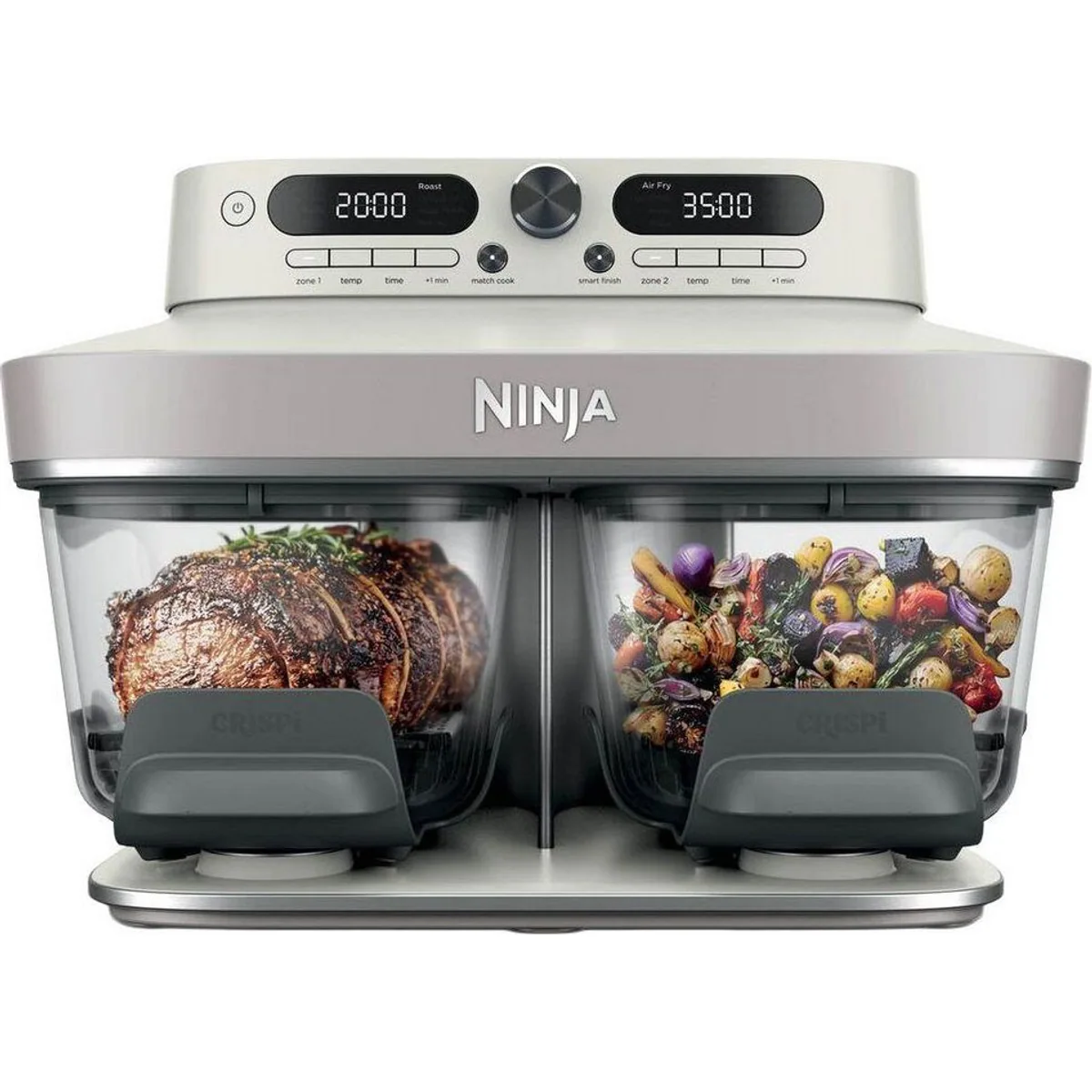 NINJA Heißluftfritteuse DD102EUIV2, 8 Funktionen, 2860 W – Weiß