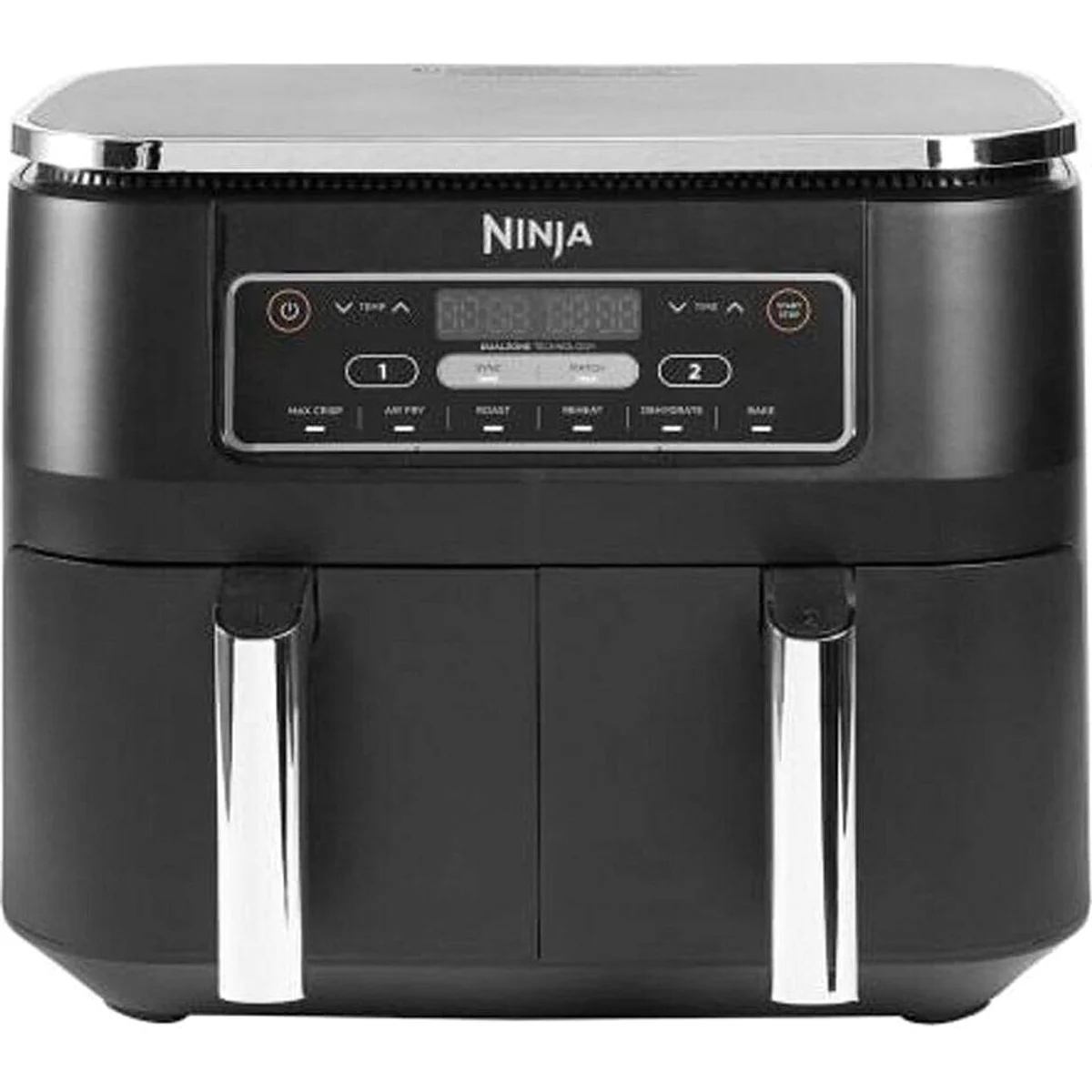 NINJA Heißluftfritteuse AF300EU, 2400 W, Dual Zone mit SYNC-Funktion