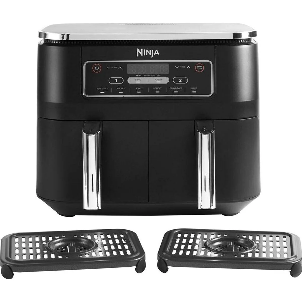 NINJA Heißluftfritteuse AF300EU, 2400 W, Dual Zone mit SYNC-Funktion 5