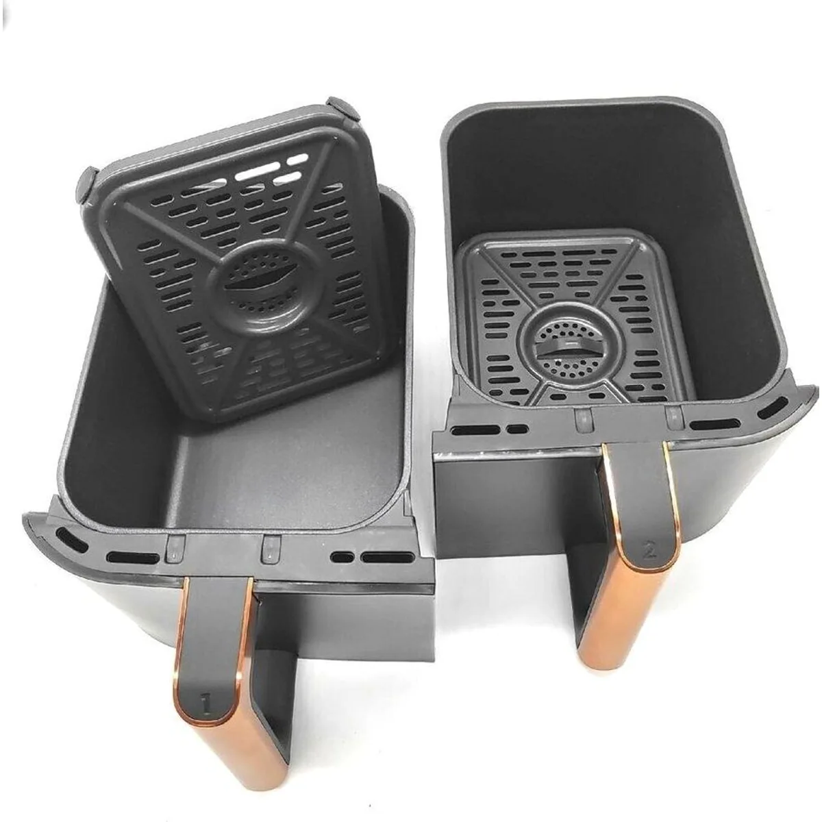 NINJA Foodi MAX Dual Zone Heißluftfritteuse, vielseitig, große Kapazität, schnelle Zubereitung 3