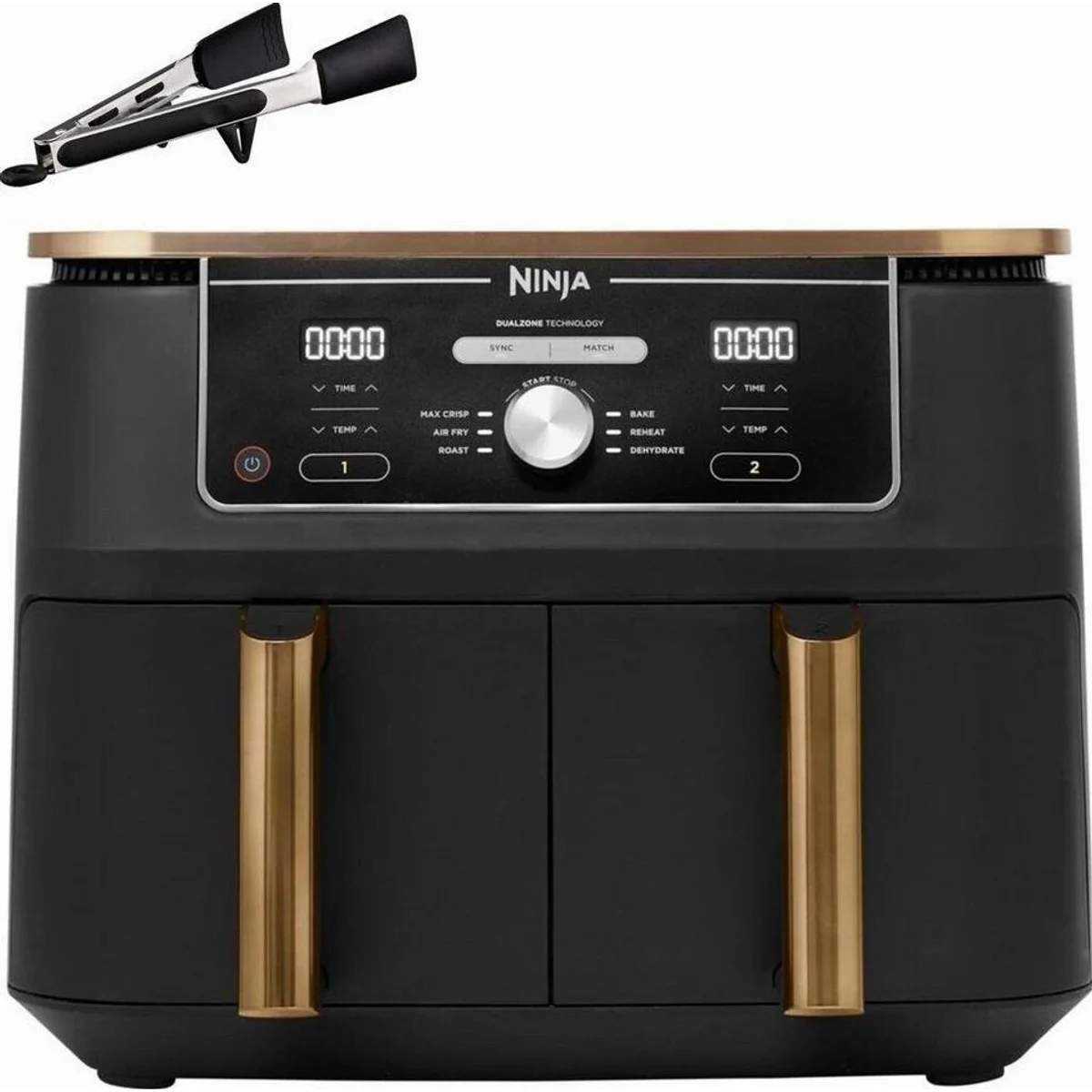 NINJA Foodi MAX Dual Zone Heißluftfritteuse, vielseitig, große Kapazität, schnelle Zubereitung 4