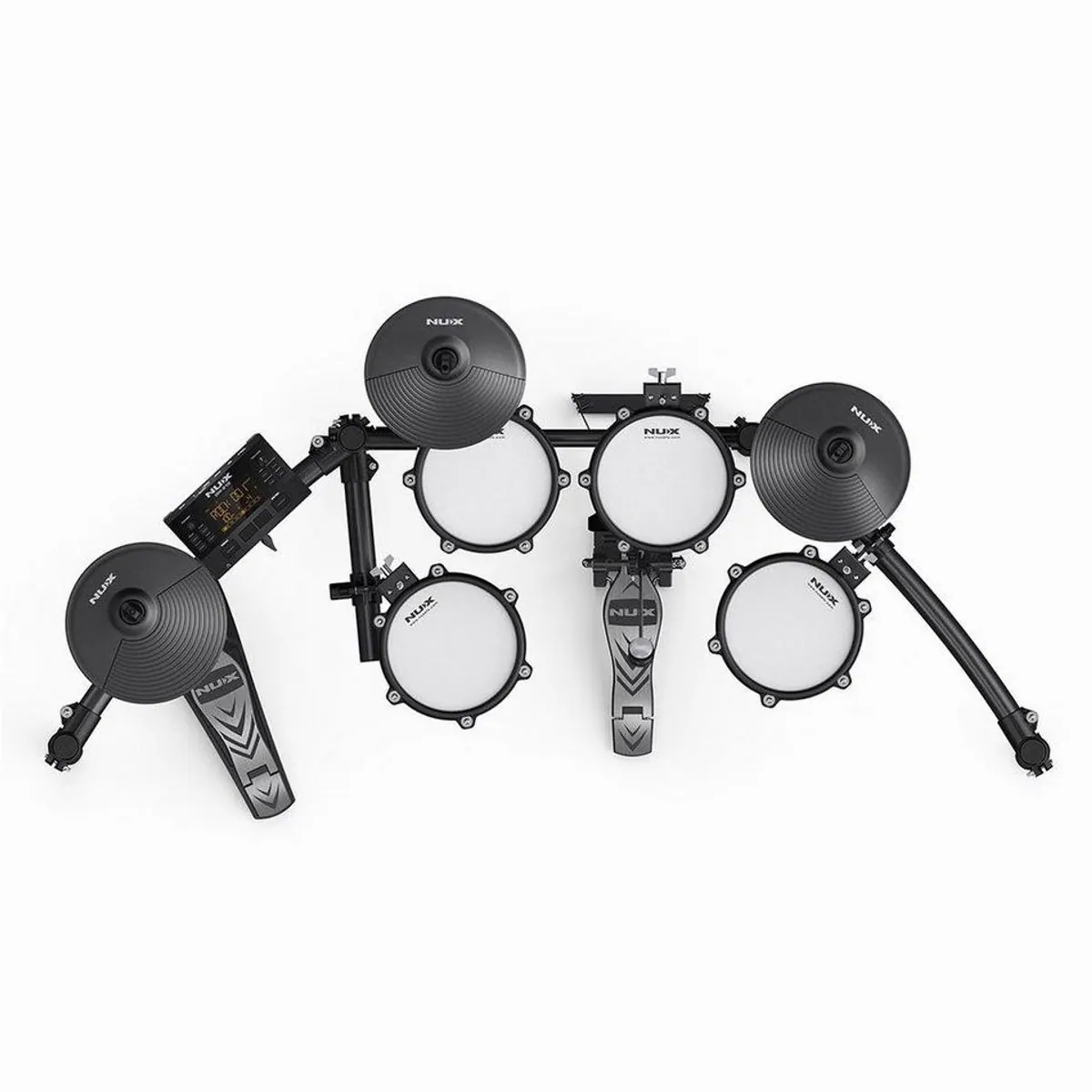 Nux DM-210 E-Drum Set, authentisches Spielgefühl, platzsparend, integrierte Coach-Funktion 2