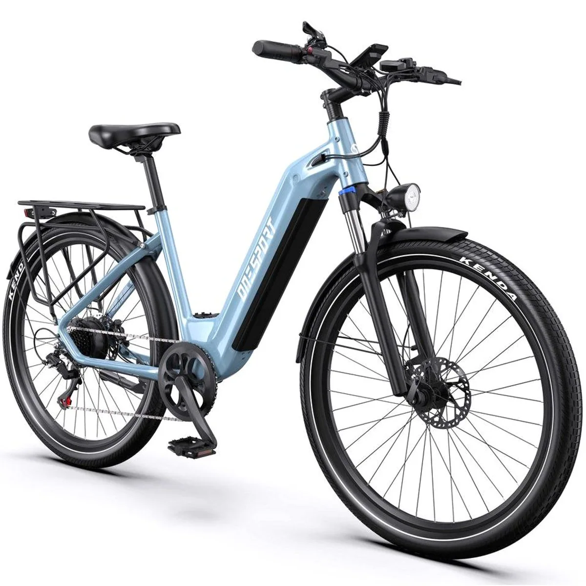 Onesport OT05 E-Bike Cityrad, 655Wh Akku, 250W Heckmotor, Shimano 7-Gang 2