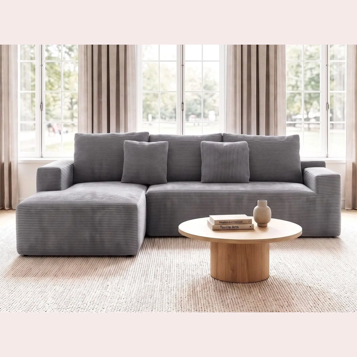oyajia modulares Ecksofa, hoher Sitzkomfort, kein Zusammenbau erforderlich