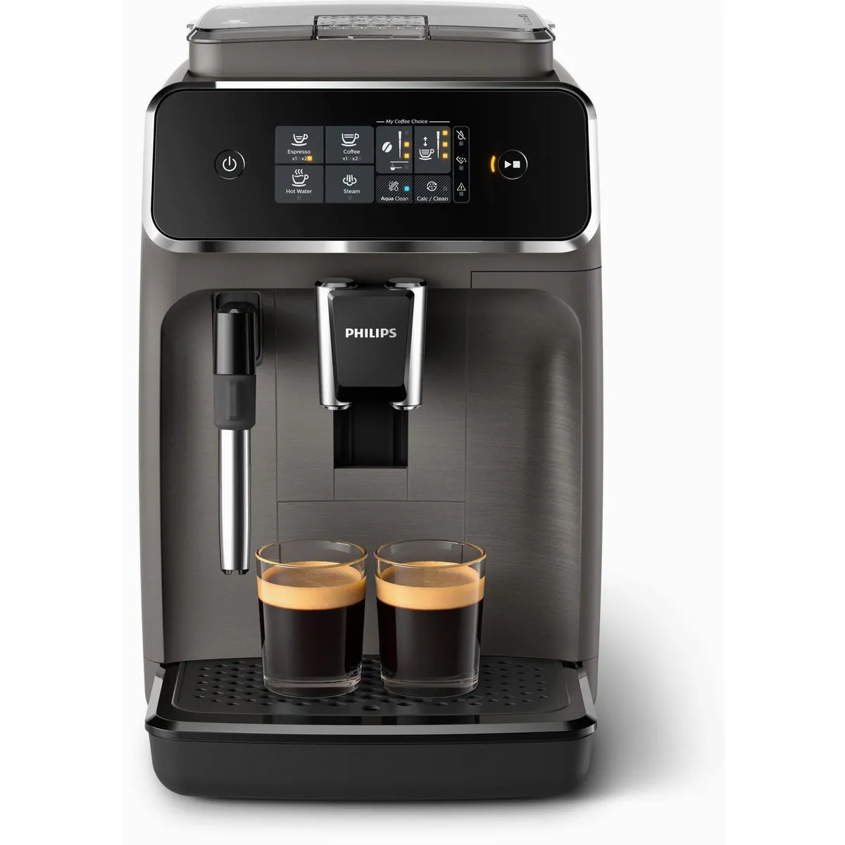 Philips Kaffeevollautomat, SensorTouch Bedienung, Keramikmahlwerk, Milchaufschäumer 2