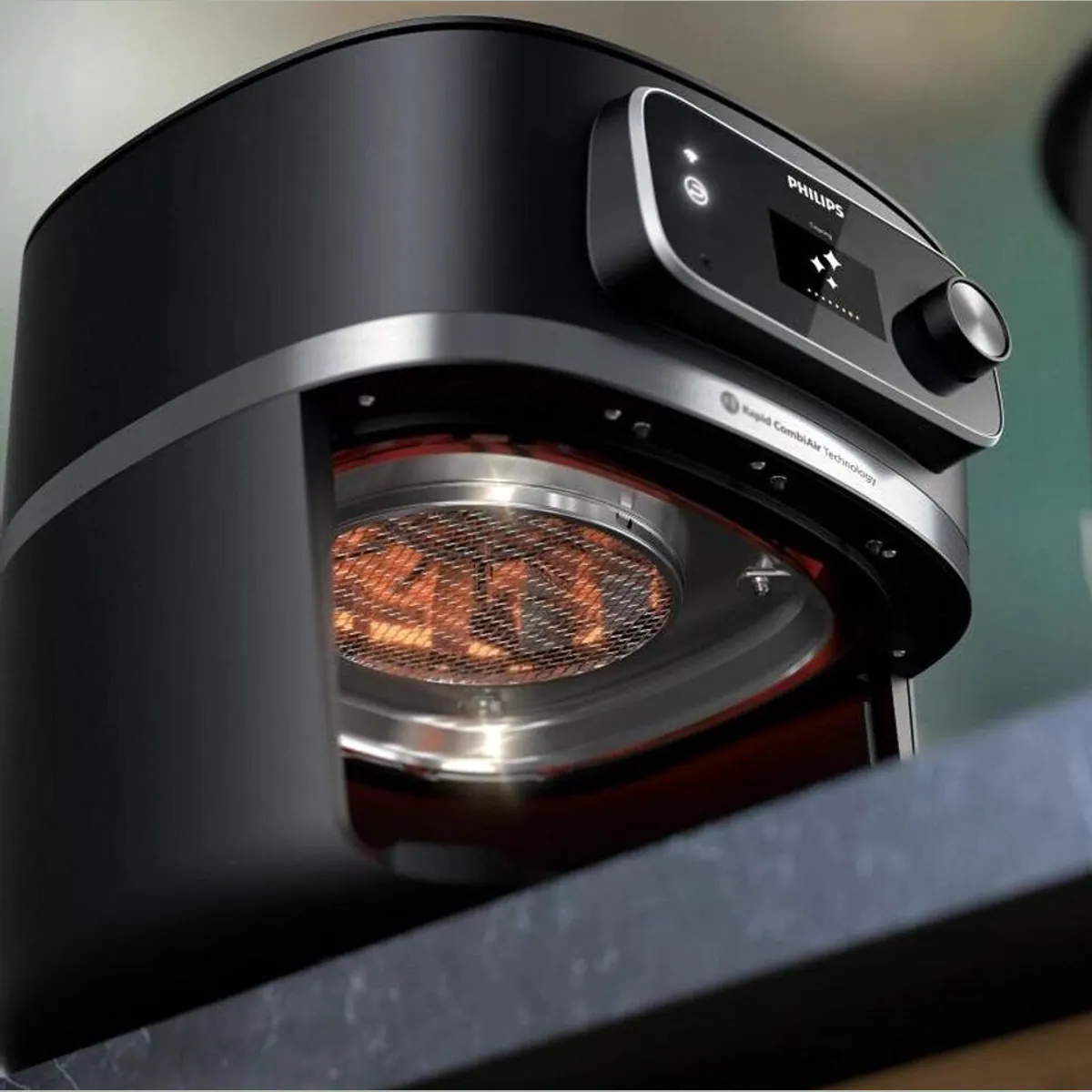 Philips Heißluftfritteuse Airfryer XXL Connected HD9880/90, 2200 W, 8,3 l Fassungsvermögen, NutriU App 4